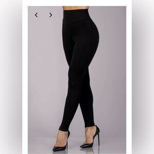 By Egreis High-Waist Black Women's Leggings